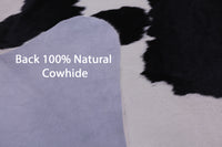 Thumbnail for Black & White Natural Cowhide Rug - XX-Large 7' 8