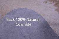 Thumbnail for Brown & White Natural Cowhide Rug - XX-Large 8' 0