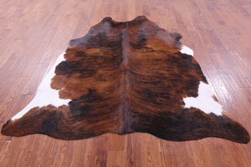 Brindle Natural Cowhide Rug - X-Large 7' 2