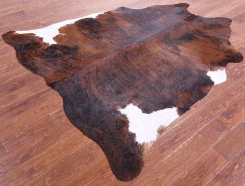 Brindle Natural Cowhide Rug - X-Large 7' 2
