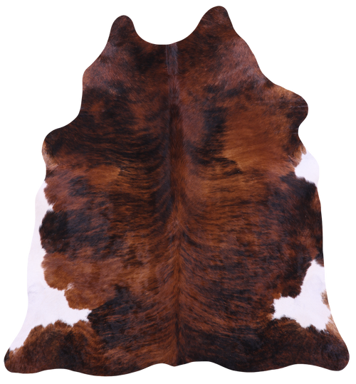Brindle Natural Cowhide Rug - X-Large 7' 2