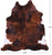 Brindle Natural Cowhide Rug - X-Large 7' 2"H x 6' 6"W