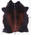 Dark Brown Natural Cowhide Rug - XX-Large 7' 4"H x 6' 3"W