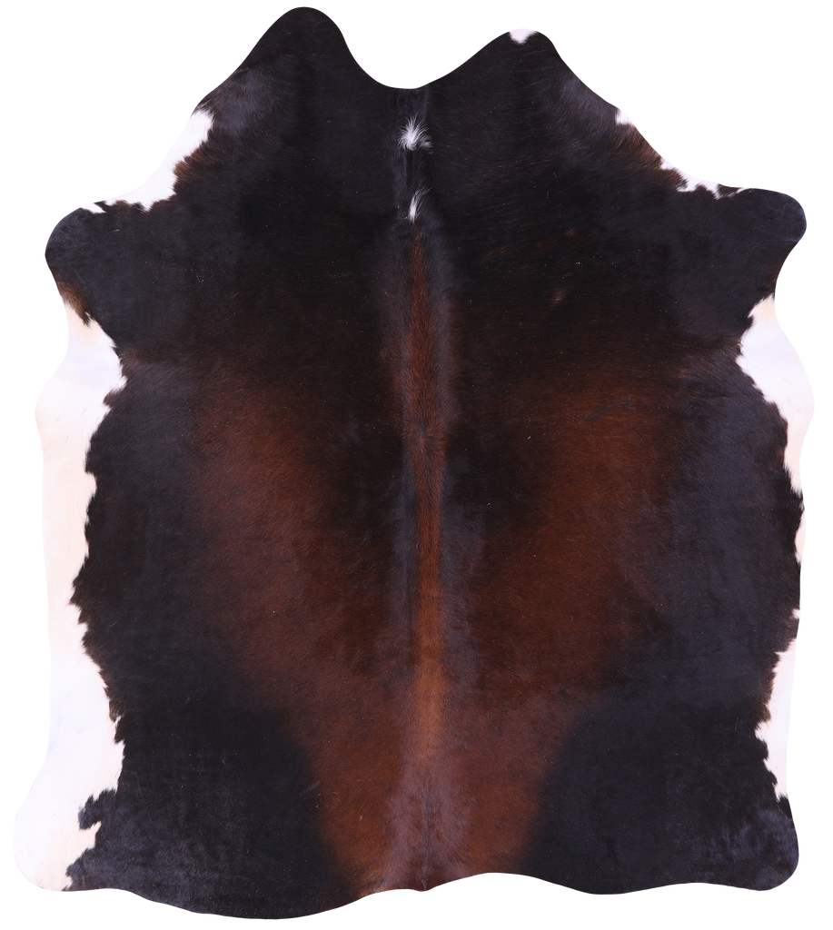 Dark Brown Natural Cowhide Rug - XX-Large 7' 4"H x 6' 3"W