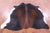 Dark Brown Natural Cowhide Rug - XX-Large 7' 4"H x 6' 3"W