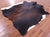 Dark Brown Natural Cowhide Rug - XX-Large 7' 4"H x 6' 3"W