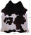 Brown & White Natural Cowhide Rug - XX-Large 7' 8"H x 6' 8"W