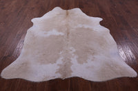 Thumbnail for Brown & White Natural Cowhide Rug - X-Large 7' 2