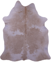 Thumbnail for Brown & White Natural Cowhide Rug - X-Large 7' 2