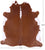Brown & White Natural Cowhide Rug - XX-Large 8' 2"H x 7' 3"W