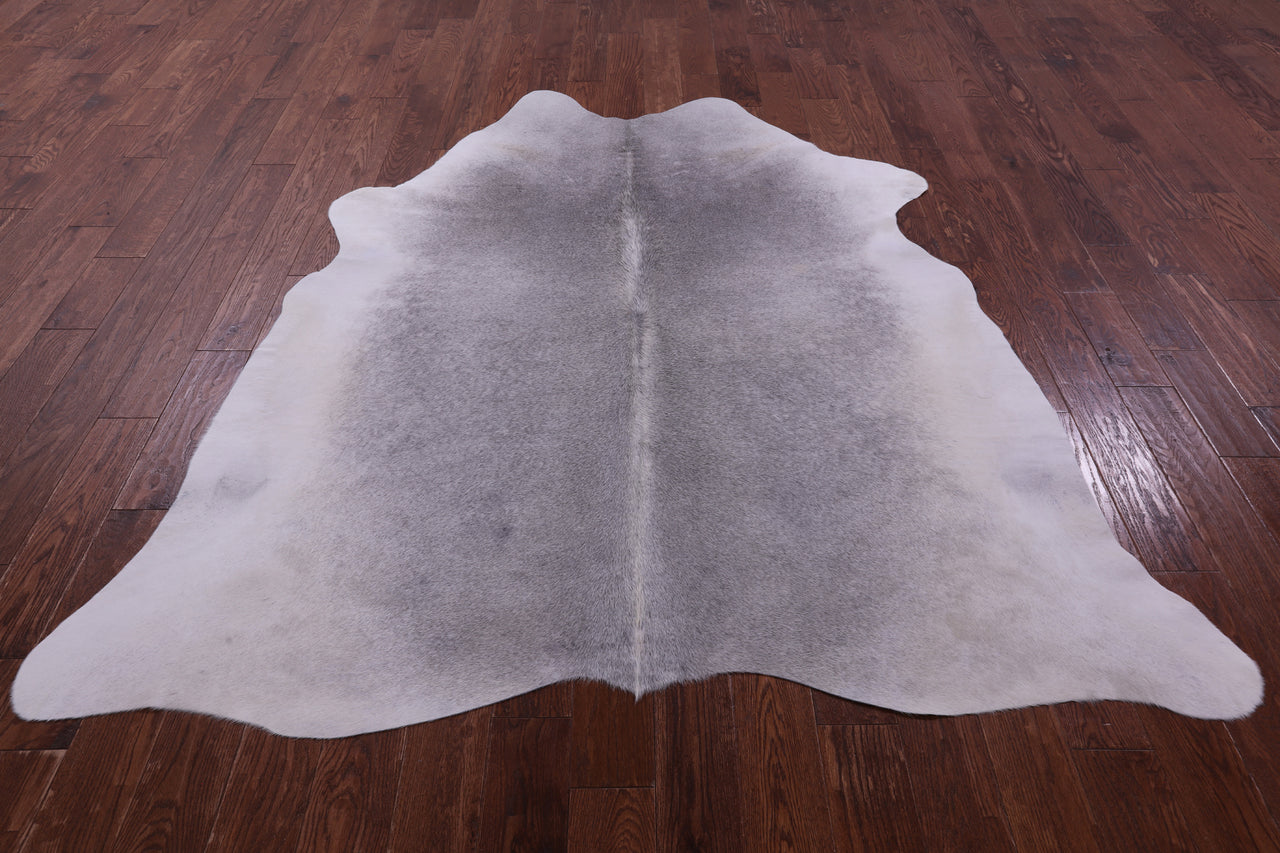 Grey Natural Cowhide Rug - X-Large 7' 3"H x 6' 6"W