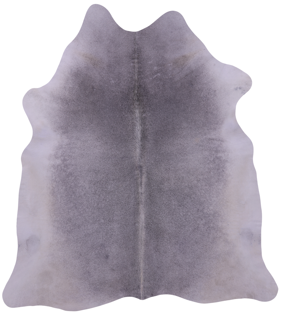 Grey Natural Cowhide Rug - X-Large 7' 3"H x 6' 6"W