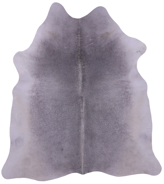 Grey Natural Cowhide Rug - X-Large 7' 3"H x 6' 6"W