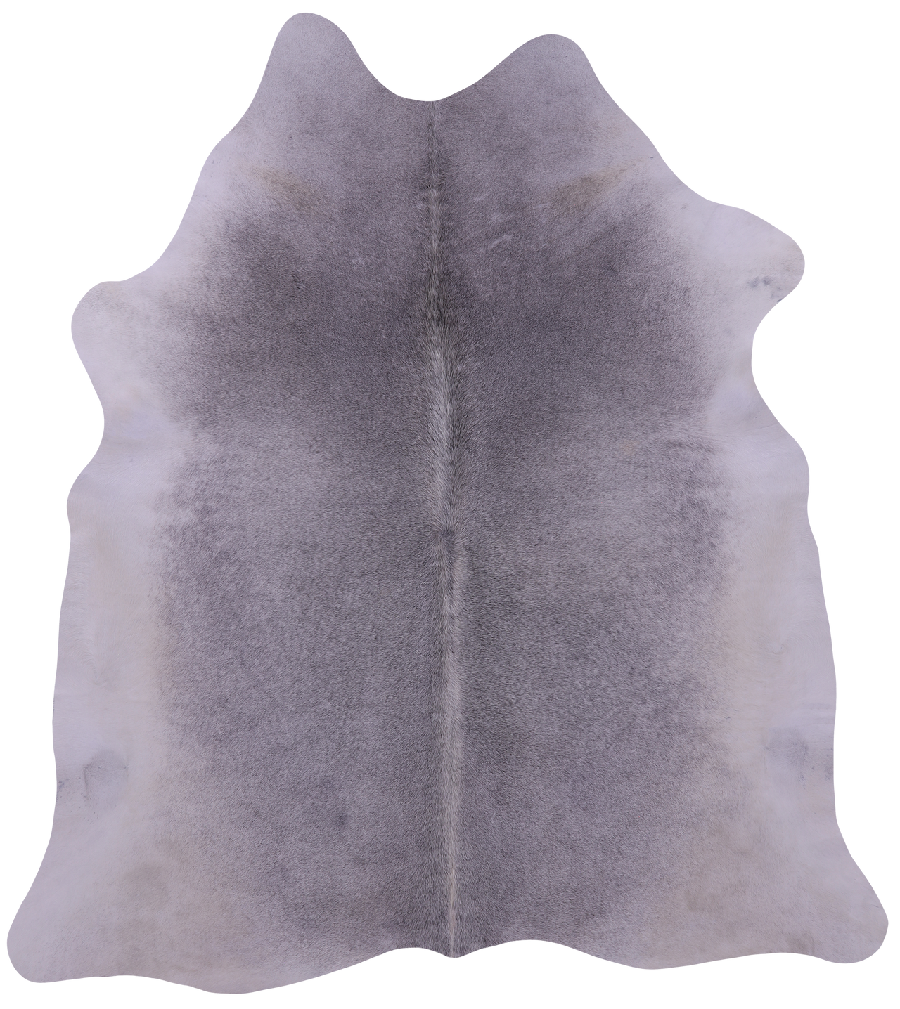 Grey Natural Cowhide Rug - X-Large 7' 3"H x 6' 6"W