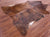 Brindle Natural Cowhide Rug - XX-Large 7' 6"H x 6' 6"W