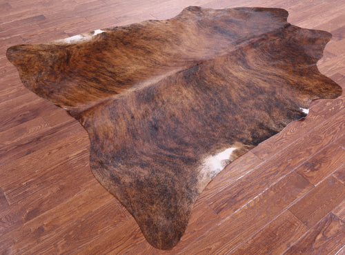 Brindle Natural Cowhide Rug - XX-Large 7' 6