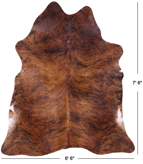 Brindle Natural Cowhide Rug - XX-Large 7' 6