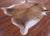 Light Brown Natural Cowhide Rug - X-Large 7' 3"H x 6' 6"W
