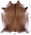 Light Brown Natural Cowhide Rug - X-Large 7' 3"H x 6' 6"W