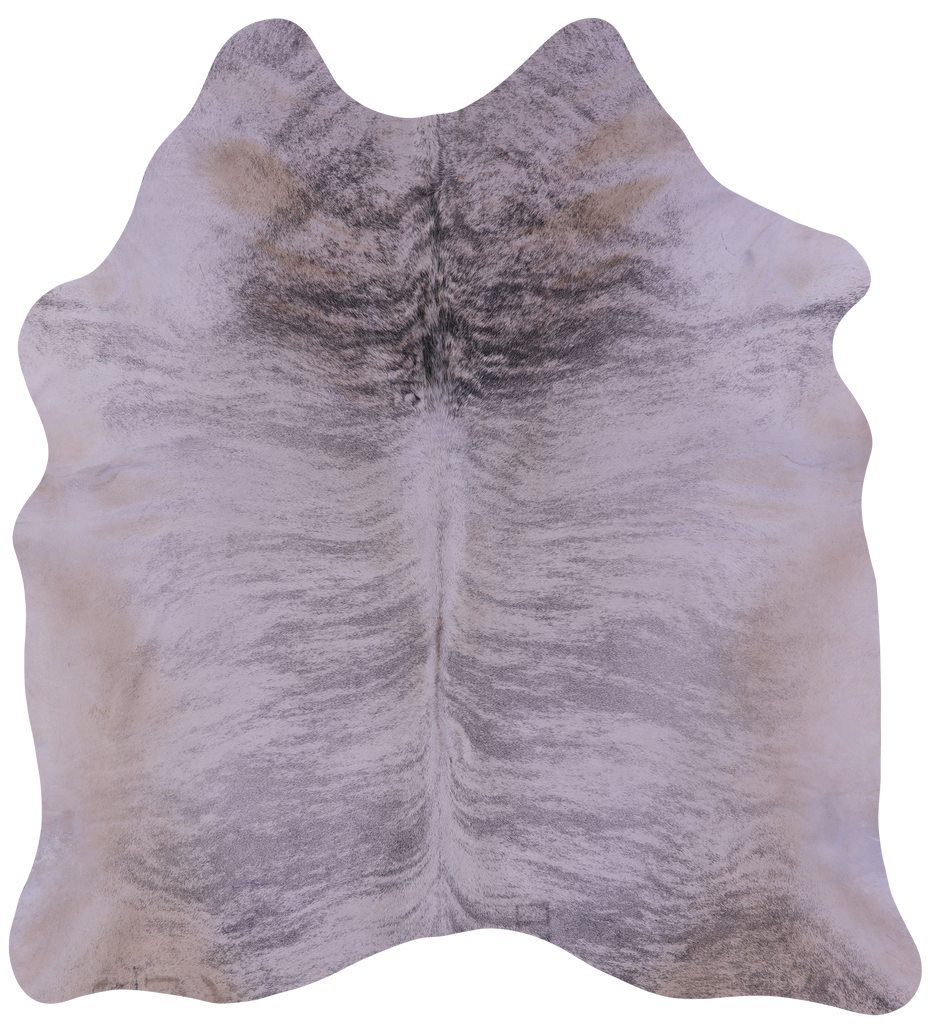 Grey Brindle Natural Cowhide Rug - XX-Large 7' 10"H x 7' 0"W