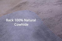 Thumbnail for Grey Brindle Natural Cowhide Rug - XX-Large 7' 10