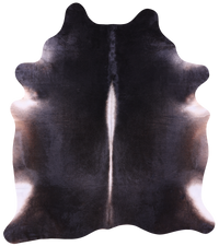 Thumbnail for Dark Brown Natural Cowhide Rug - XX-Large 8' 0