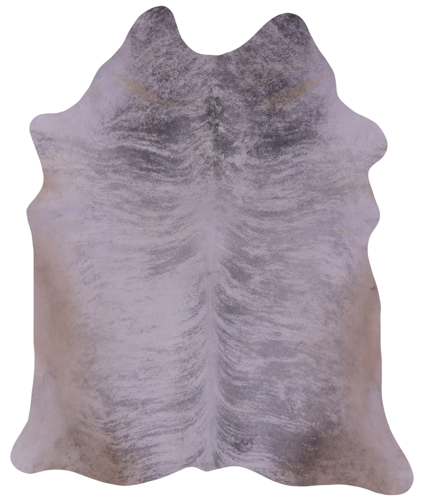 Grey Brindle Natural Cowhide Rug - XX-Large 8' 2"H x 6' 8"W