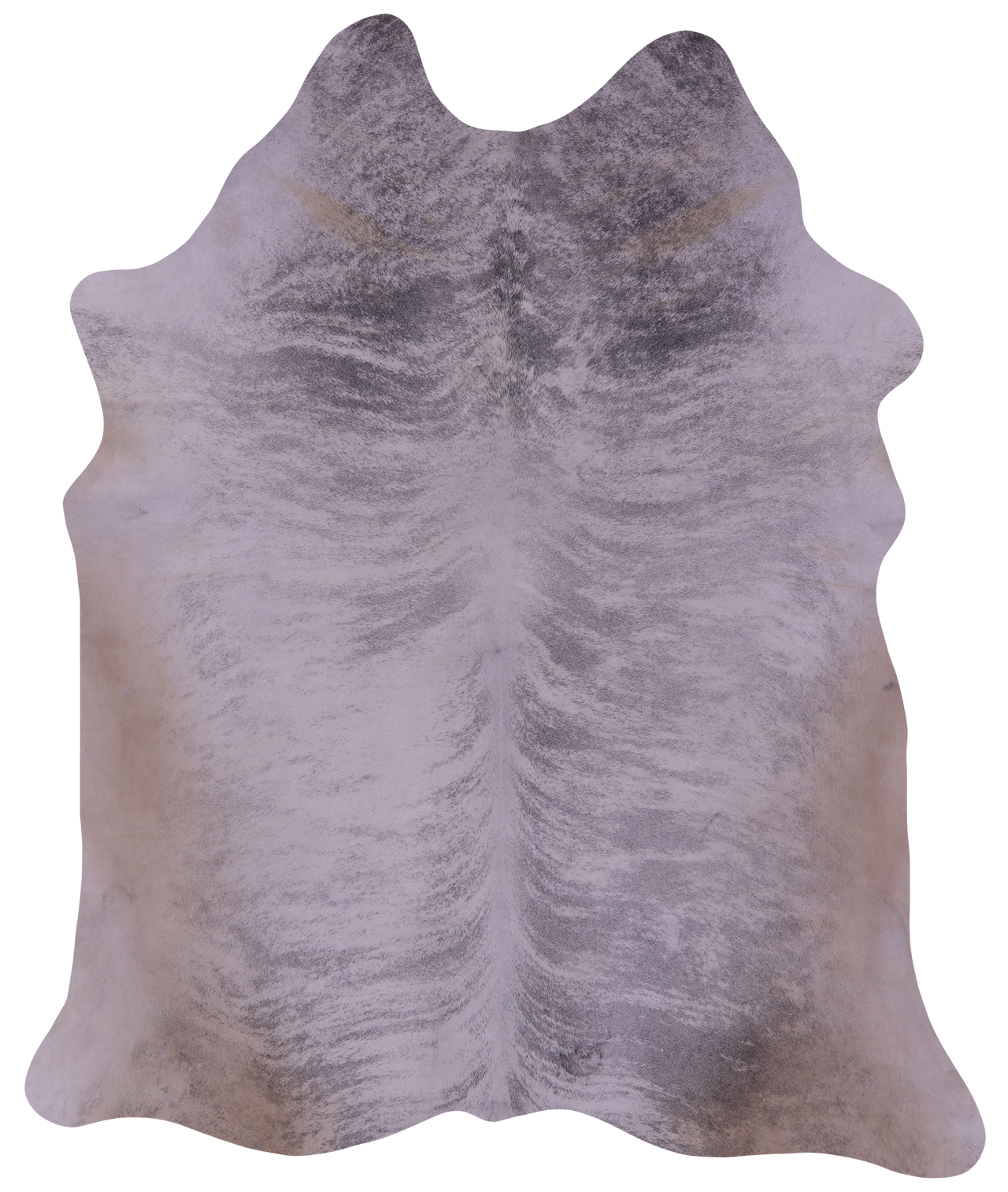 Grey Brindle Natural Cowhide Rug - XX-Large 8' 2"H x 6' 8"W