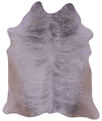 Thumbnail for Grey Brindle Natural Cowhide Rug - XX-Large 8' 2