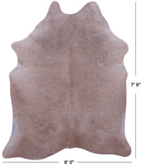 Thumbnail for Beige Natural Cowhide Rug - XX-Large 7' 6