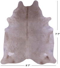 Thumbnail for Champagne Natural Cowhide Rug - XX-Large 7' 7