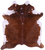 Brindle Natural Cowhide Rug - XX-Large 7' 7"H x 6' 7"W