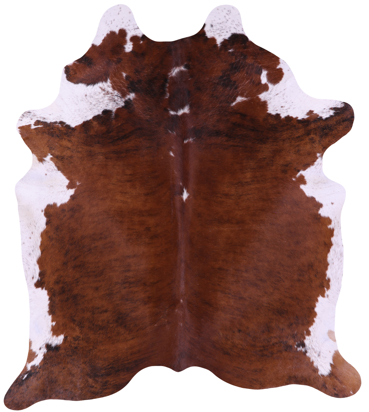 Brindle Natural Cowhide Rug - XX-Large 7' 7"H x 6' 7"W