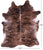 Light Brindle Natural Cowhide Rug - XX-Large 7' 8"H x 6' 5"W