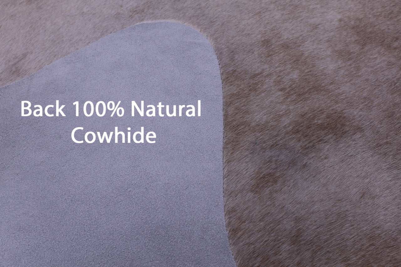 Beige Natural Cowhide Rug - X-Large 7' 3"H x 6' 4"W