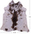 Brown Salt & Pepper Natural Cowhide Rug - XX-Large 7' 6"H x 6' 10"W