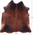 Brown Natural Cowhide Rug - XX-Large 7' 4"H x 7' 0"W