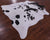 Brown & White Natural Cowhide Rug - X-Large 6' 10"H x 7' 0"W