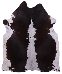 Thumbnail for Brown & White Natural Cowhide Rug - XX-Large 7' 5