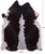 Brown & White Natural Cowhide Rug - XX-Large 7' 5"H x 6' 0"W