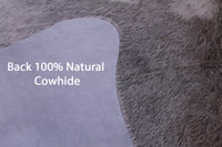 Thumbnail for Grey Natural Cowhide Rug - X-Large 7' 2