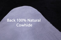 Thumbnail for Black Natural Cowhide Rug - XX-Large 7' 9