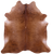 Light Brindle Natural Cowhide Rug - XX-Large 7' 9"H x 7' 2"W