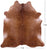 Light Brindle Natural Cowhide Rug - XX-Large 7' 9"H x 7' 2"W