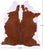 Brown & White Natural Cowhide Rug - XX-Large 7' 8"H x 6' 9"W