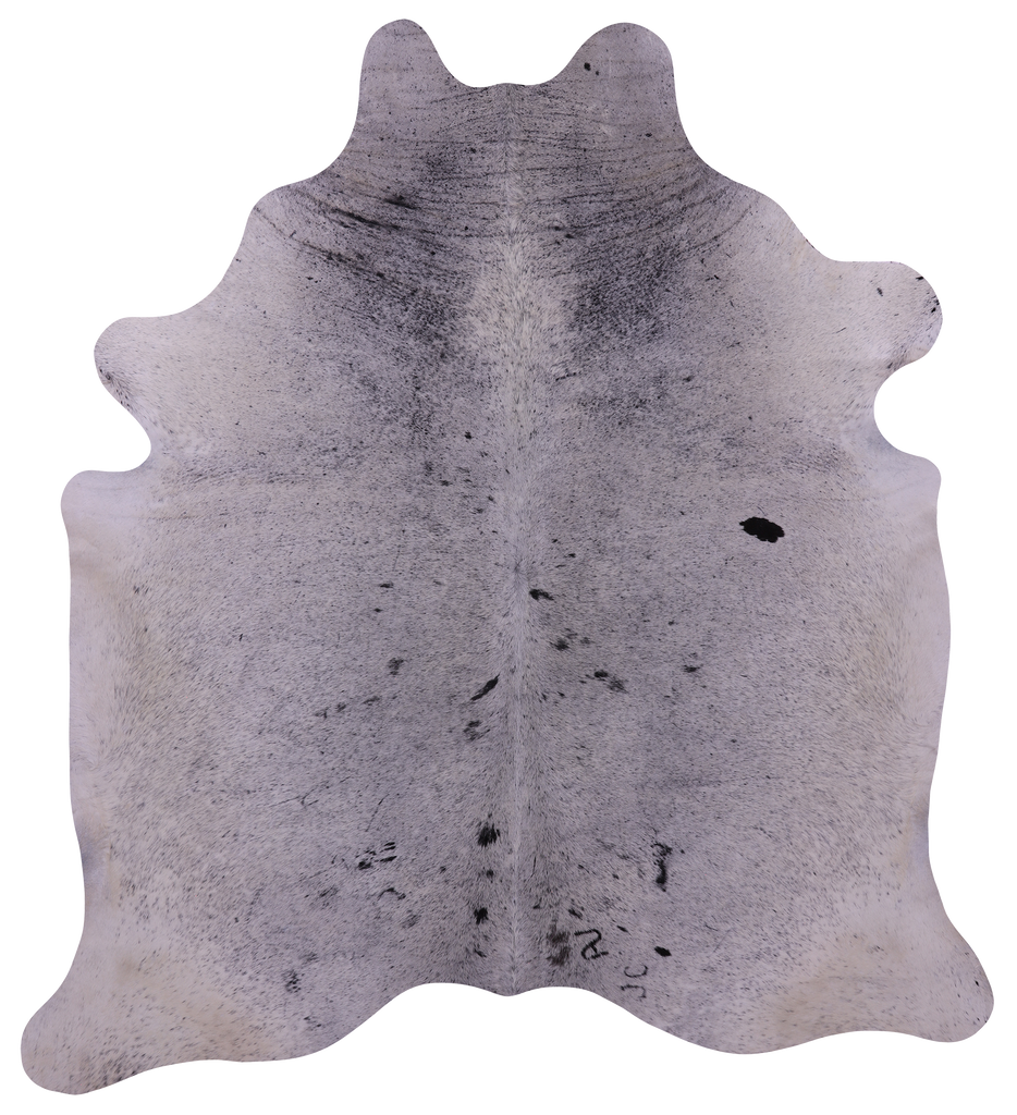 Black Salt & Pepper Natural Cowhide Rug - XX-Large 8' 2"H x 7' 4"W