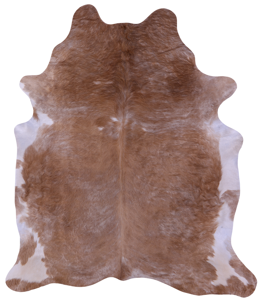 Champagne Natural Cowhide Rug - XX-Large 7' 10"H x 6' 7"W