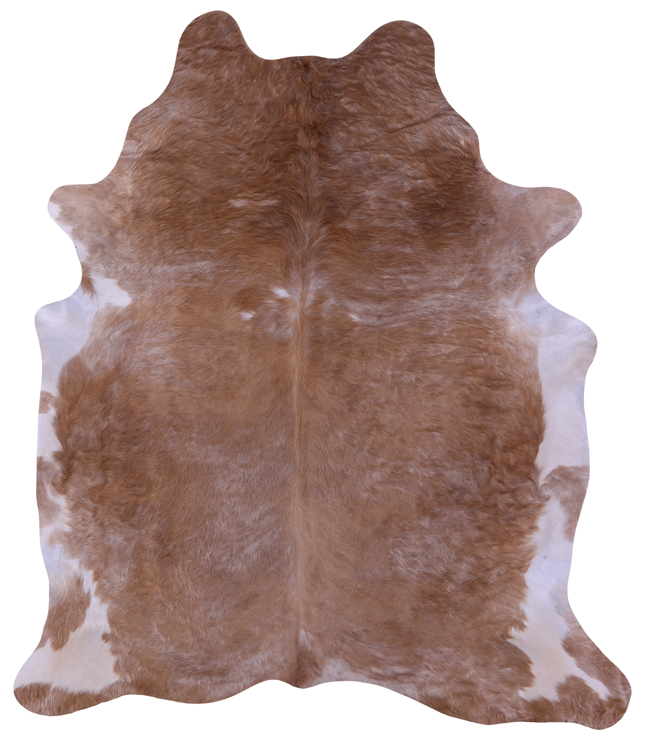 Champagne Natural Cowhide Rug - XX-Large 7' 10"H x 6' 7"W