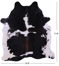 Thumbnail for Brown & White Natural Cowhide Rug - XX-Large 7' 9