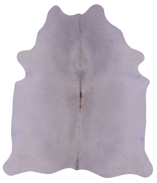 White Natural Cowhide Rug - XX-Large 7' 8"H x 6' 6"W